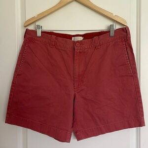 J. Crew Men’s Cotton 6.5” Shorts Salmon 35